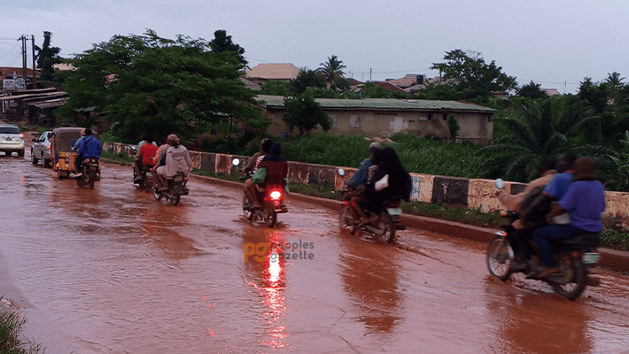Road users on Fatusi-Ayegun bridge