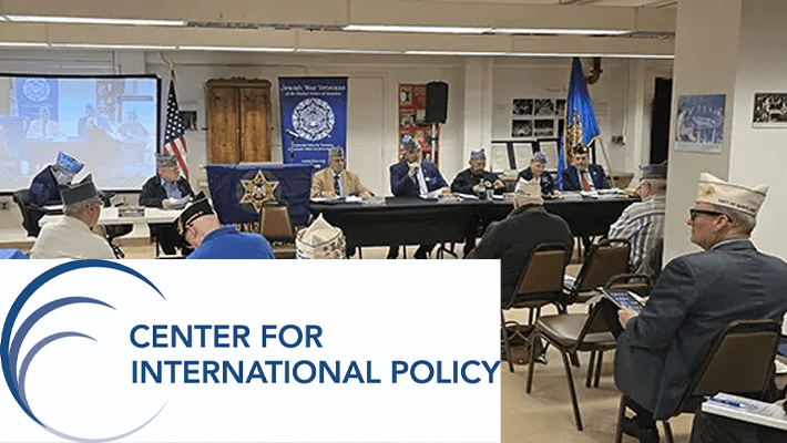 Jewish War Veterans, Centre for International Policy