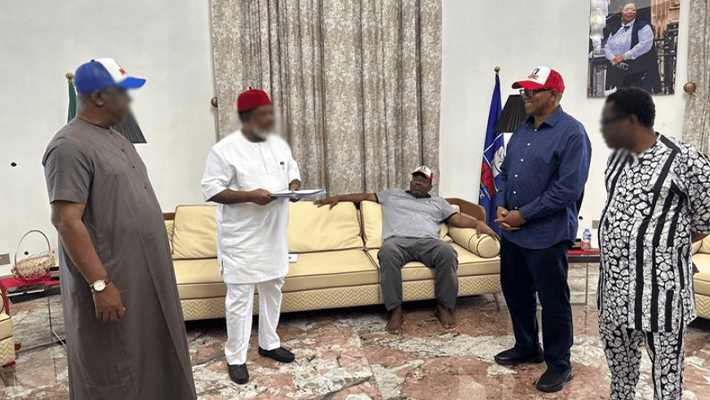 Peter Obi, others with Seriake Dickson