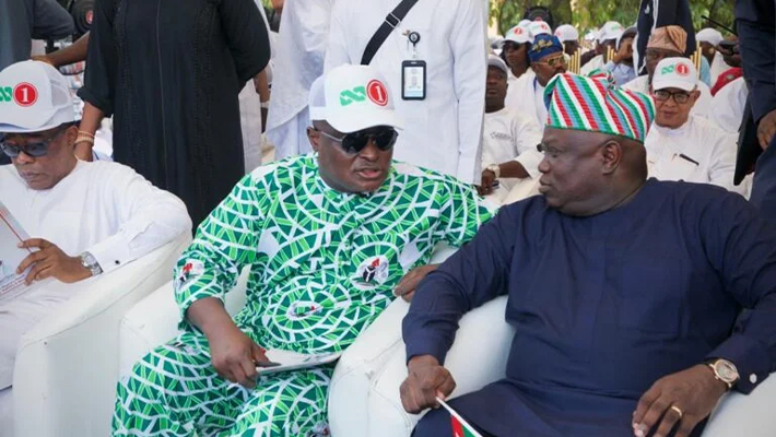 Mudashiru Obasa and Akinwumi Ambode