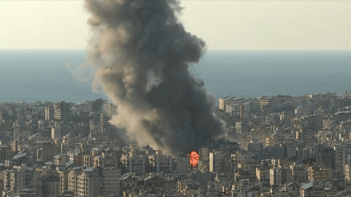 Airstrikes in Beirut