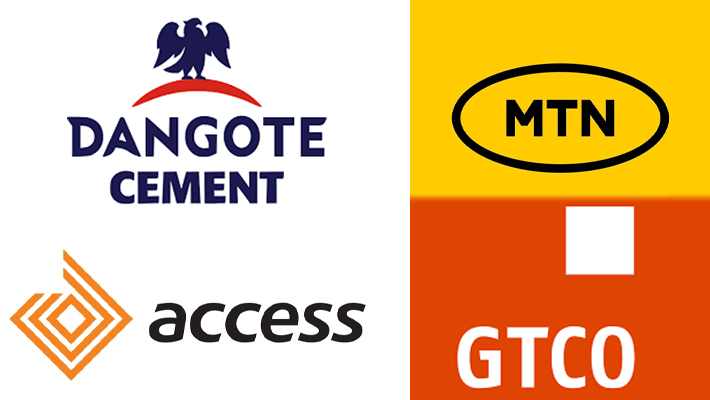Dangote Cement, Access Bank, GTBank, MTN