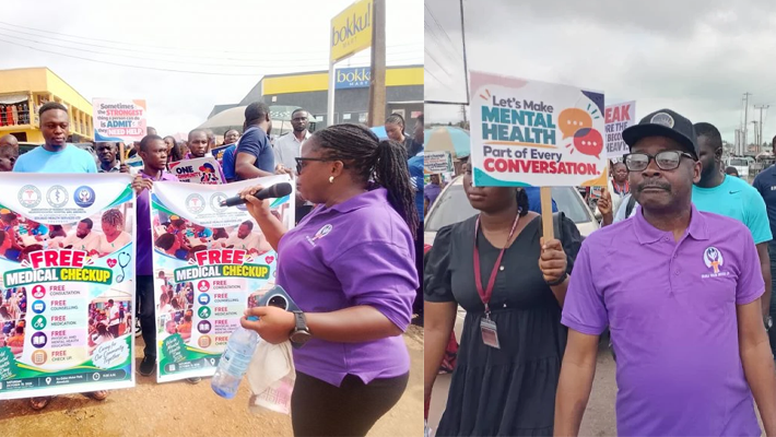 Mental health walk in Ogun State.