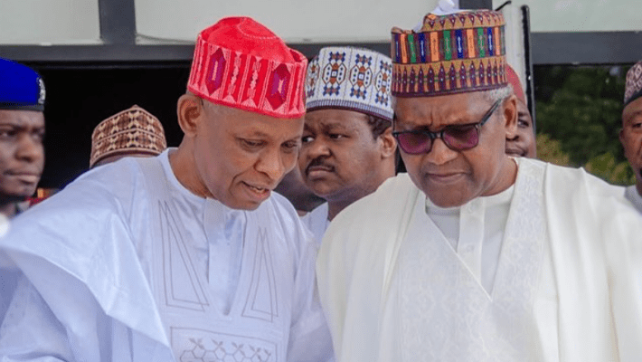Governor Abba Yusuf and Aliko Dangote