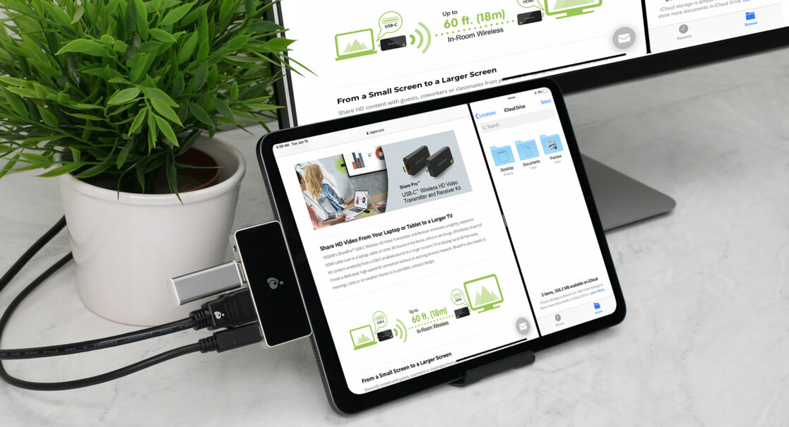 Add a headphone jack to your iPad Pro with this dock