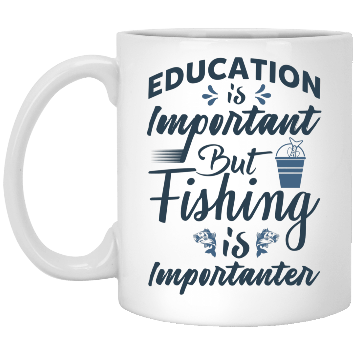 Fishing Is Important White Mug