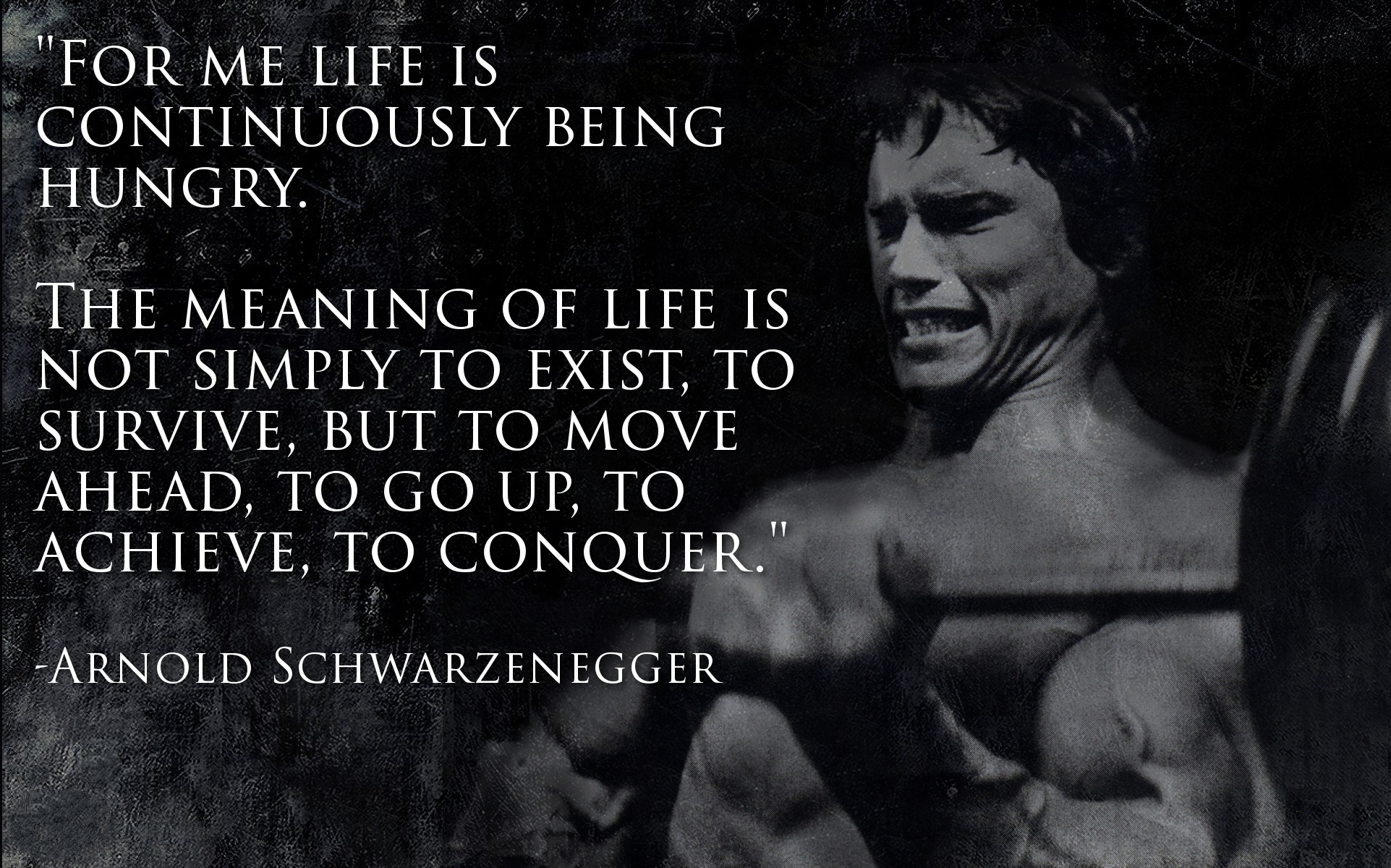 “if it bleeds, we can kill it.”. Quote Of The Week Arnold Schwarzenegger Generation Iron Fitness Bodybuilding Network
