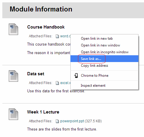 The blackboard app gives students the information they want, the connections they crave, and the personalization they demand, on the go. How To Download Files From Blackboard To Your Computer Elearning Support And Resources