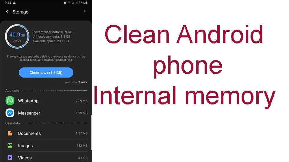 photo How To Clean Phone Memory clean master