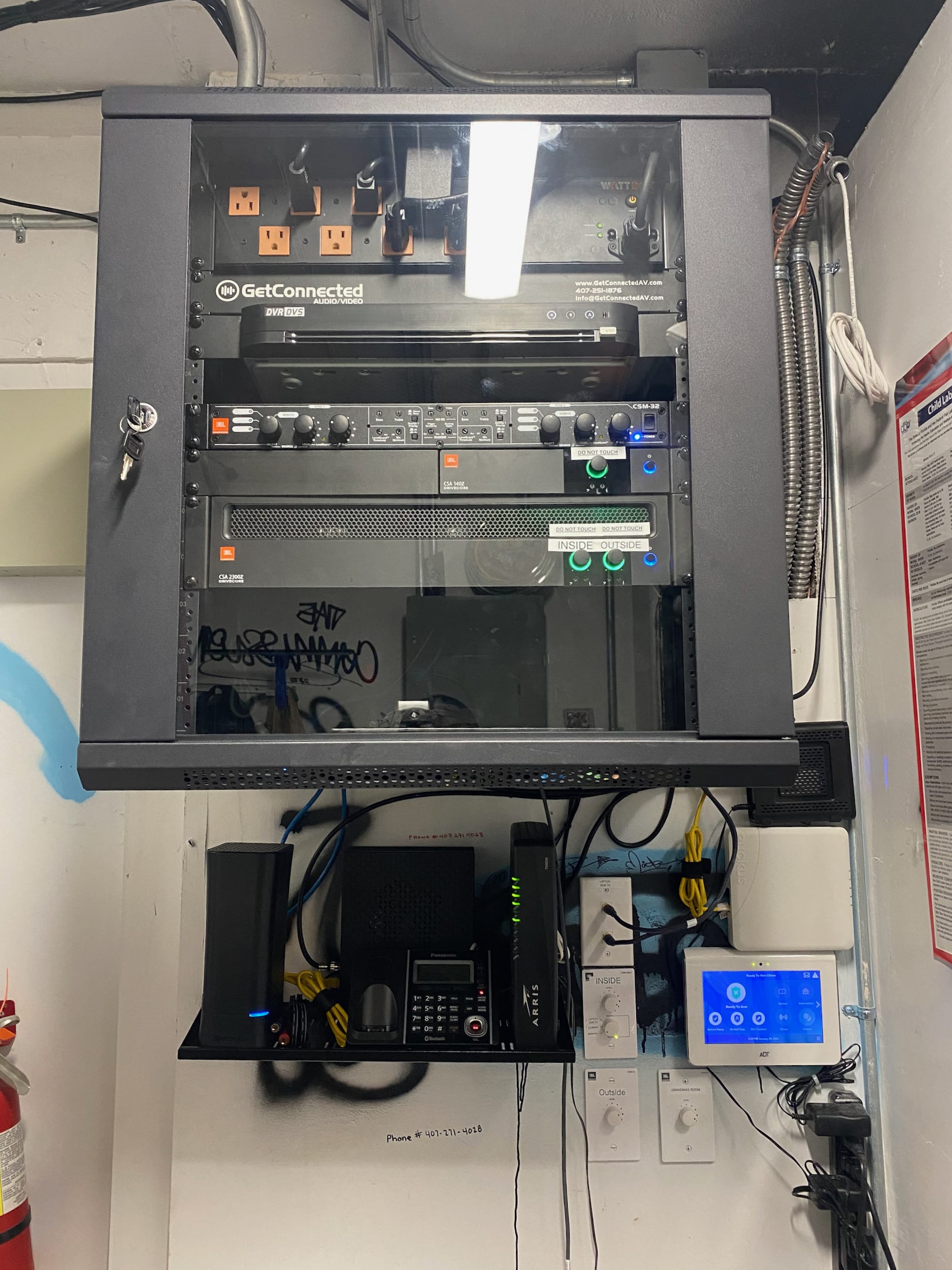 Beautiful organization of an Equipment Rack - GetConnected AV