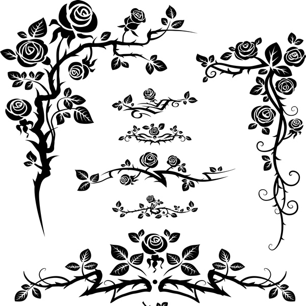 Download Vector Rose Vine Svg Novocom Top