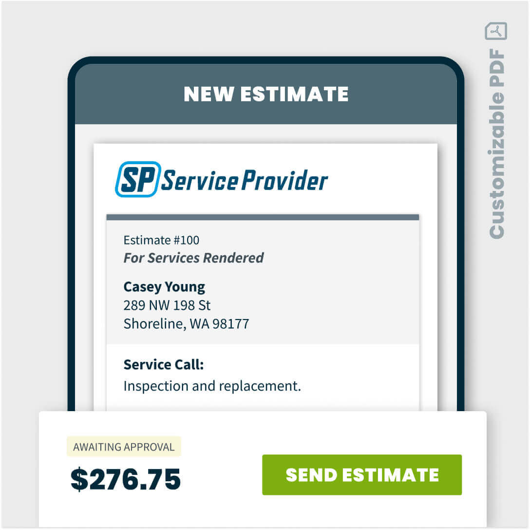 Perfect for custom home builders . Free Estimate Template Jobber Academy Free Tools