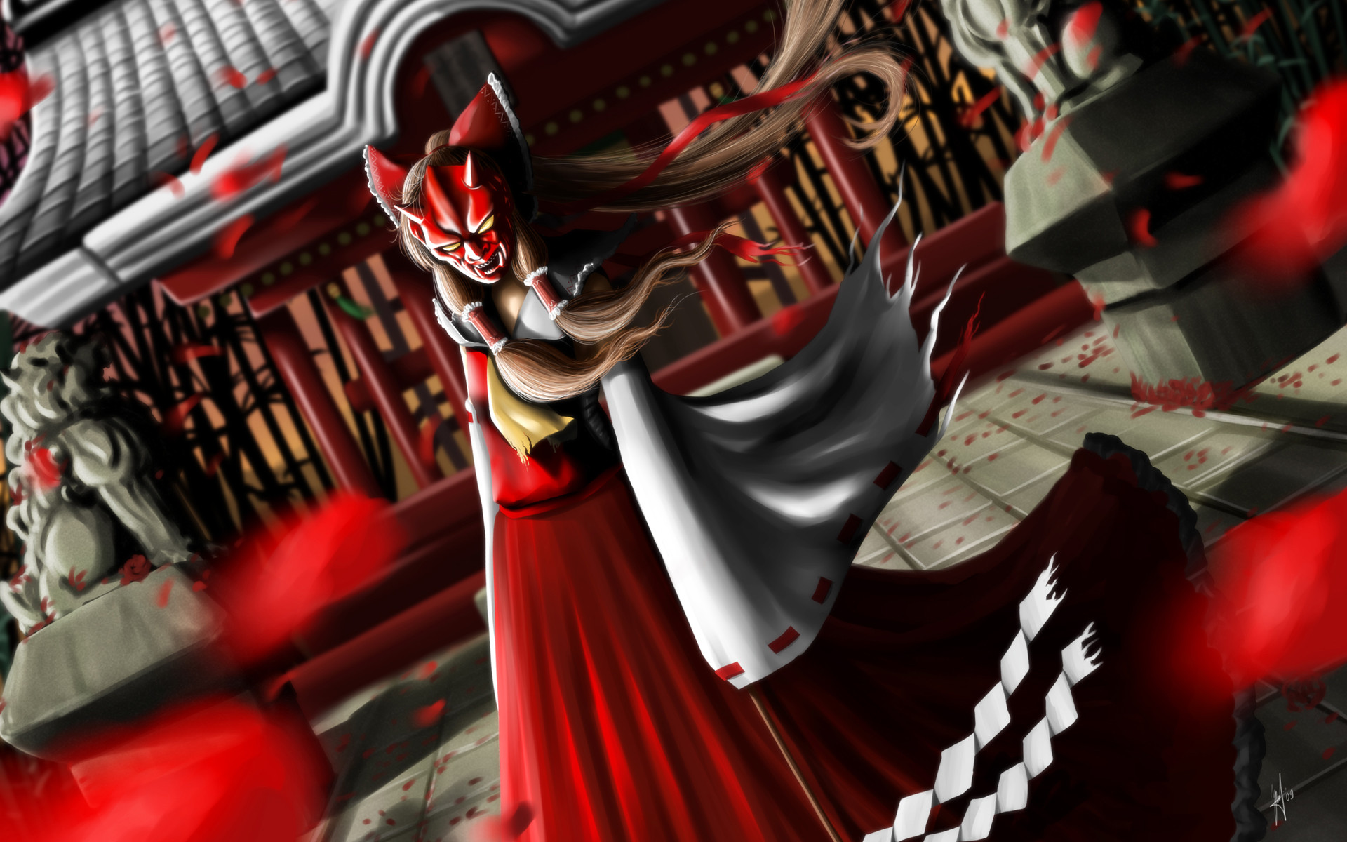 Tifax cloud animated hetero pairing. Oni Mask Wallpaper (61+ images)