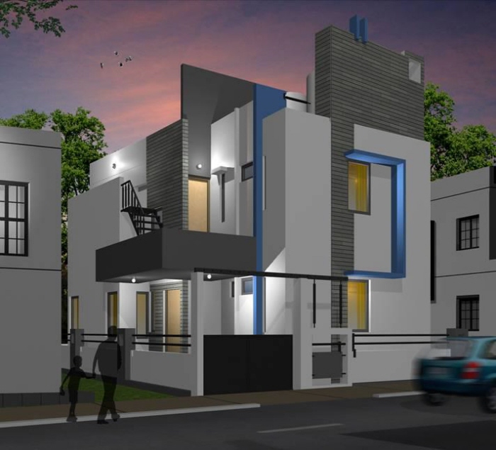 A post shared by seamus masters. Beautiful Front Elevation House Design by Ashwin Architects