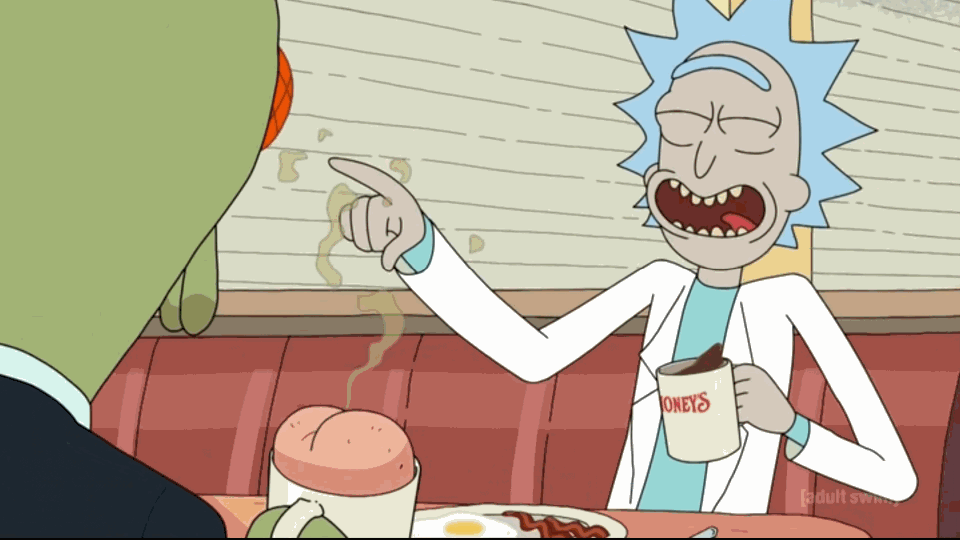 Light up your room with rick's iconic portal gun from the hugely popular animated sitcom rick and morty. 34 Rick And Morty Gifs Gif Abyss