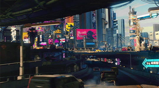 1920x1080 pixel art cyberpunk gif>. Gif Abyss - Animated Gifs