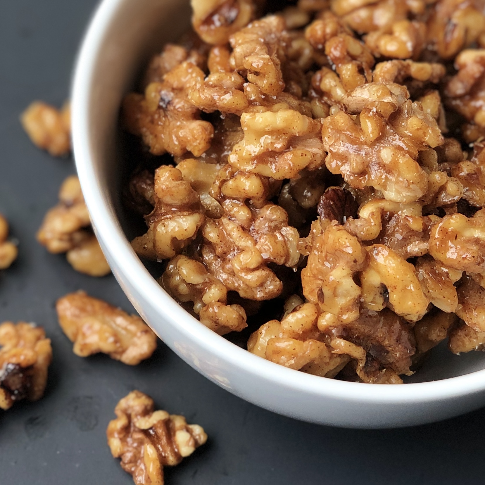 Spicy Honey Candied Walnuts Recipe Gigiality