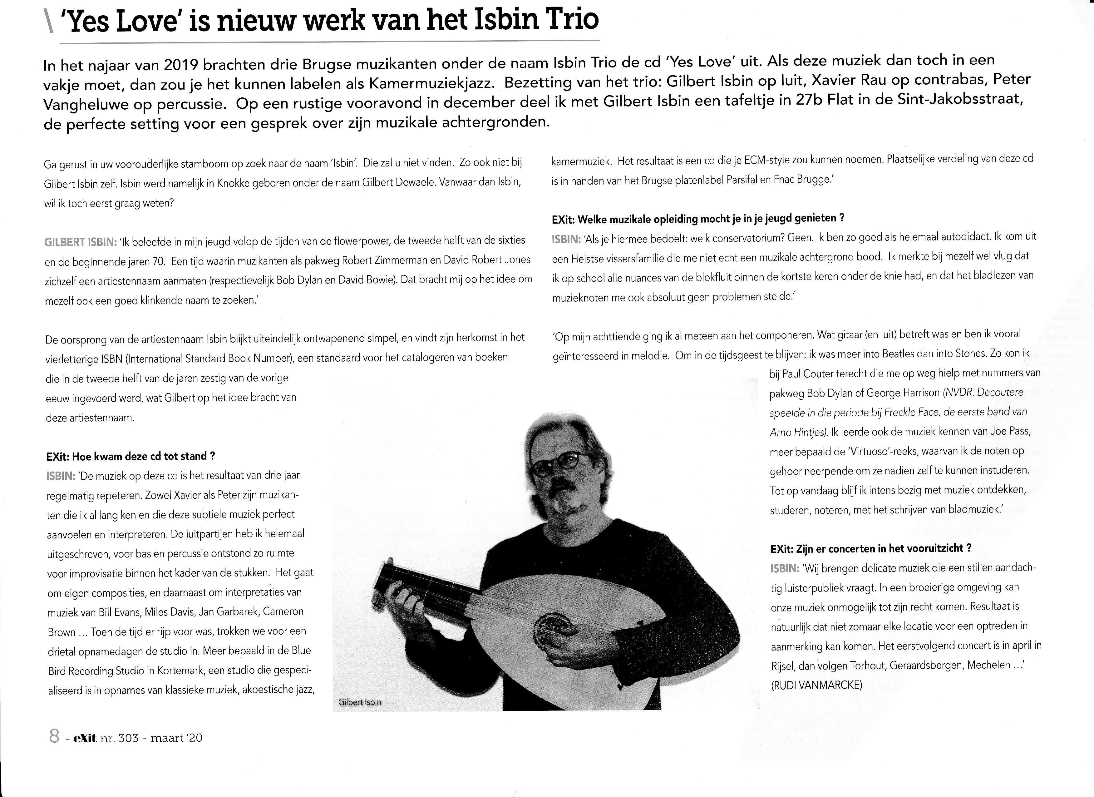 Interviews Articles Quotes Gilbert Isbin