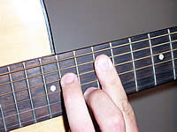 Options for the chord am7/g (la minor, seventh, over sol bass) on guitar, finger notations. Applikatury Akkorda Am7