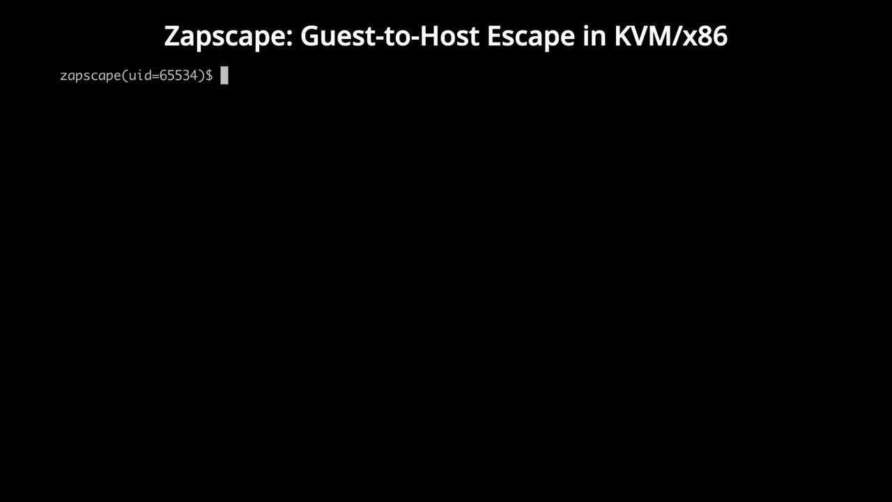 CVE-2026-64561 Zapscape Lets KVM Guests Escape to Linux Host With Root Privileges CVE-2026-64561 Zapscape Lets KVM Guests Escape to Linux Host With Root Privileges