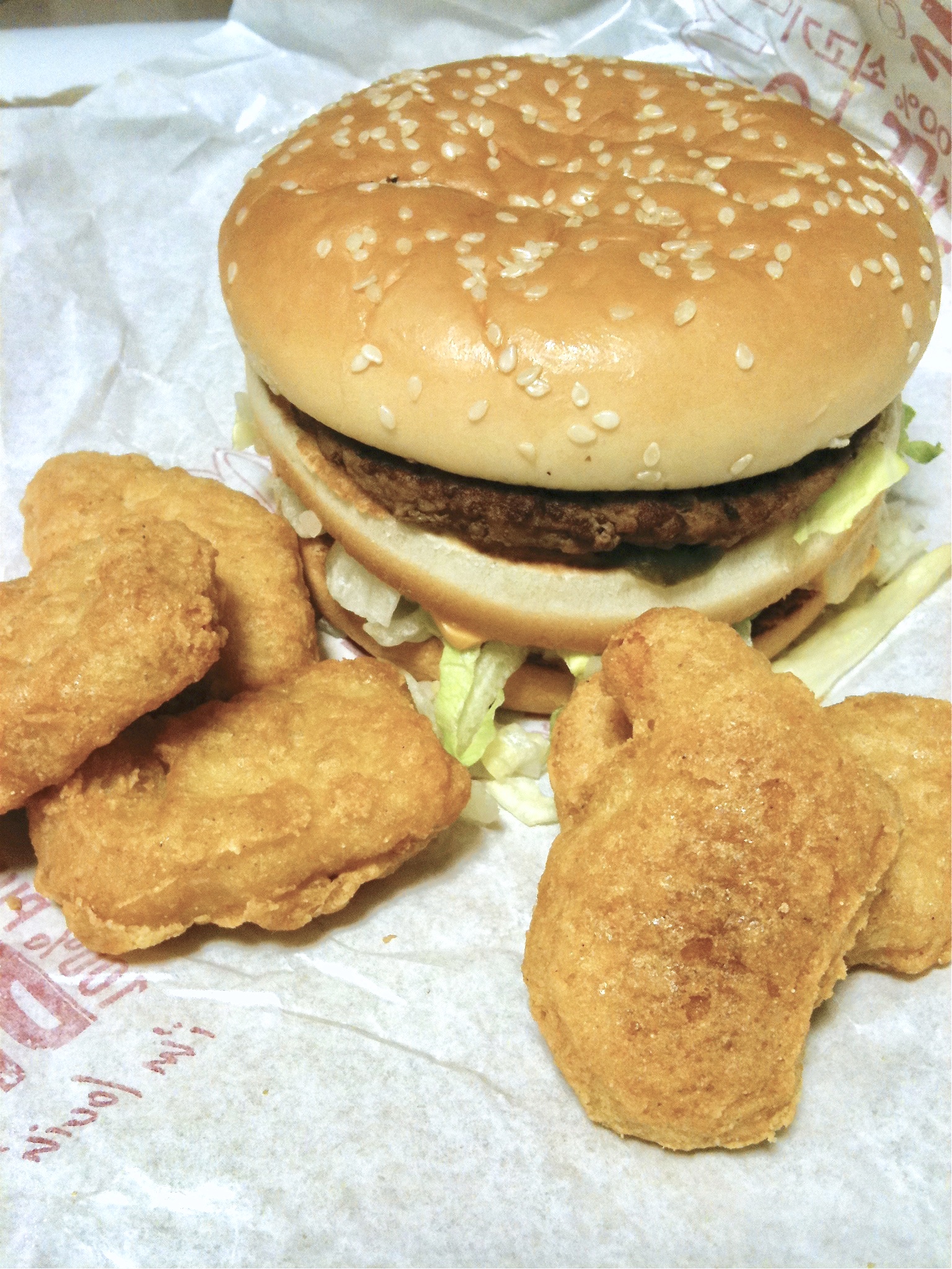 1.356 Big Mac + Chicken McNuggets GIVE ME THIS DAY