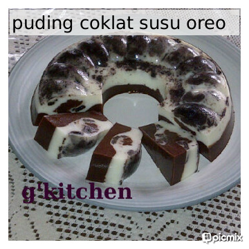 8 bahan bahan untuk resep puding nutrijel oreo · silahkan ambil nutrijel cokelat 1 sachet. Puding Susu Oreo Glestari03