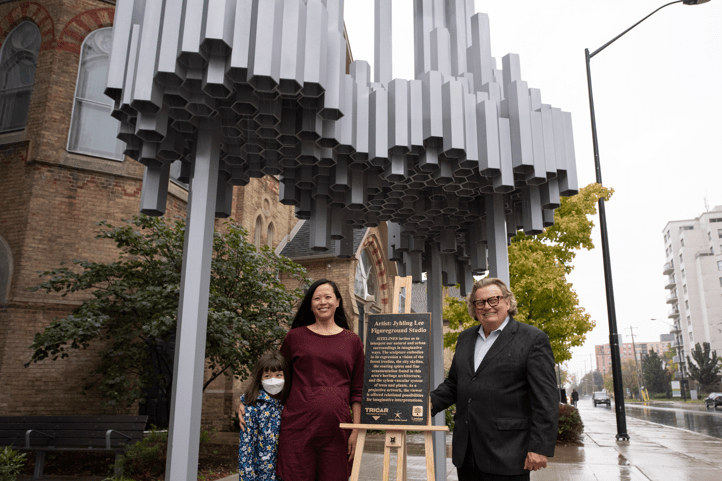 New Public Art Inspired By London Ont Nickname Forest City Unveiled Downtown London Globalnews Ca