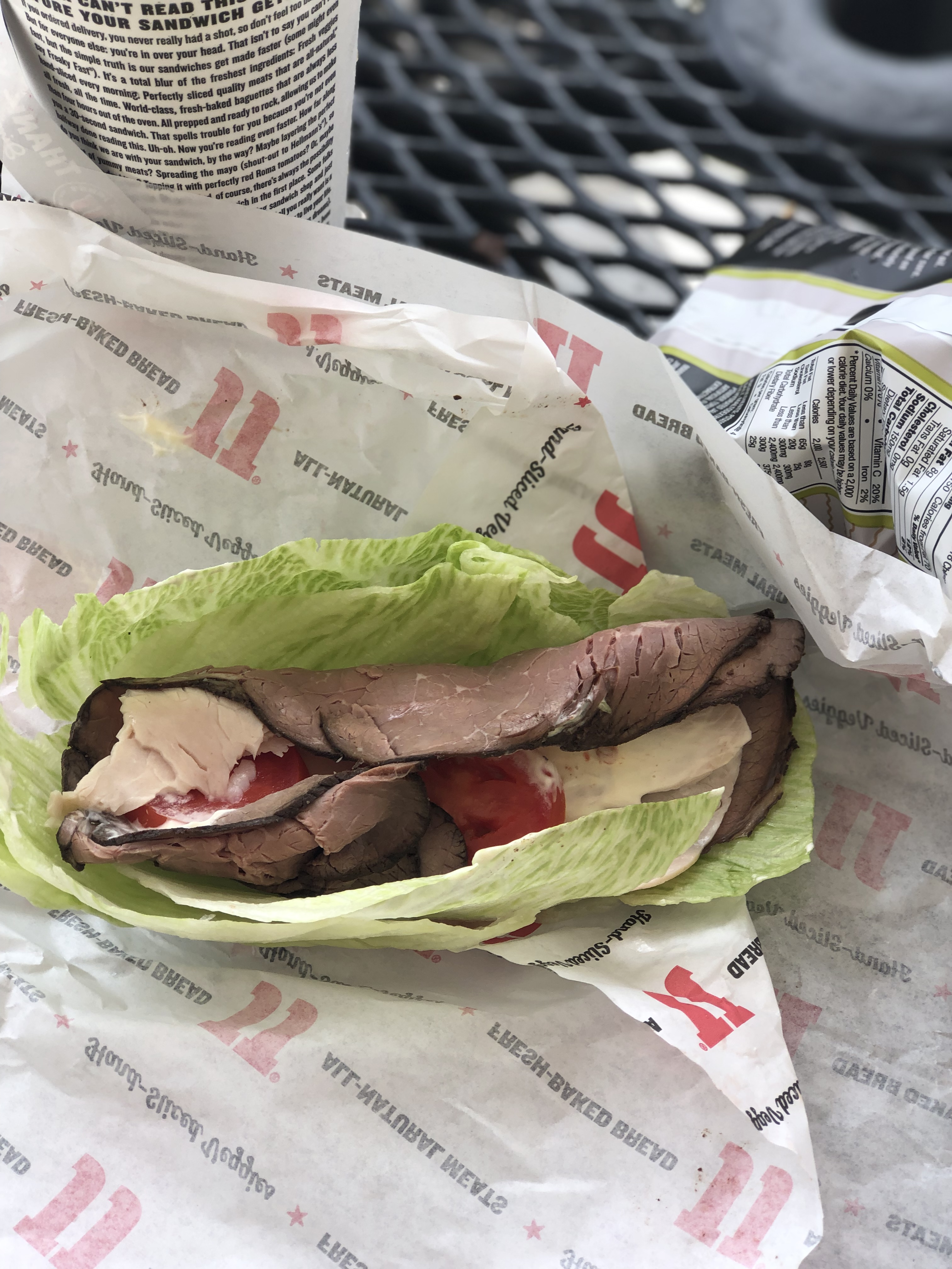 That means that every sandwich . Jimmy John S Unwich