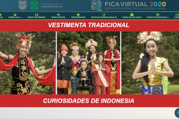 Indonesia Tampilkan Destinasi Wisata di Festival Budaya di Meksiko