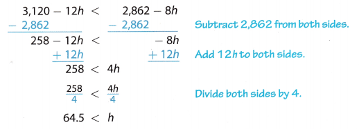 Texas Go Math Grade 8 Lesson 11.4 Answer Key Inequalities with Rational