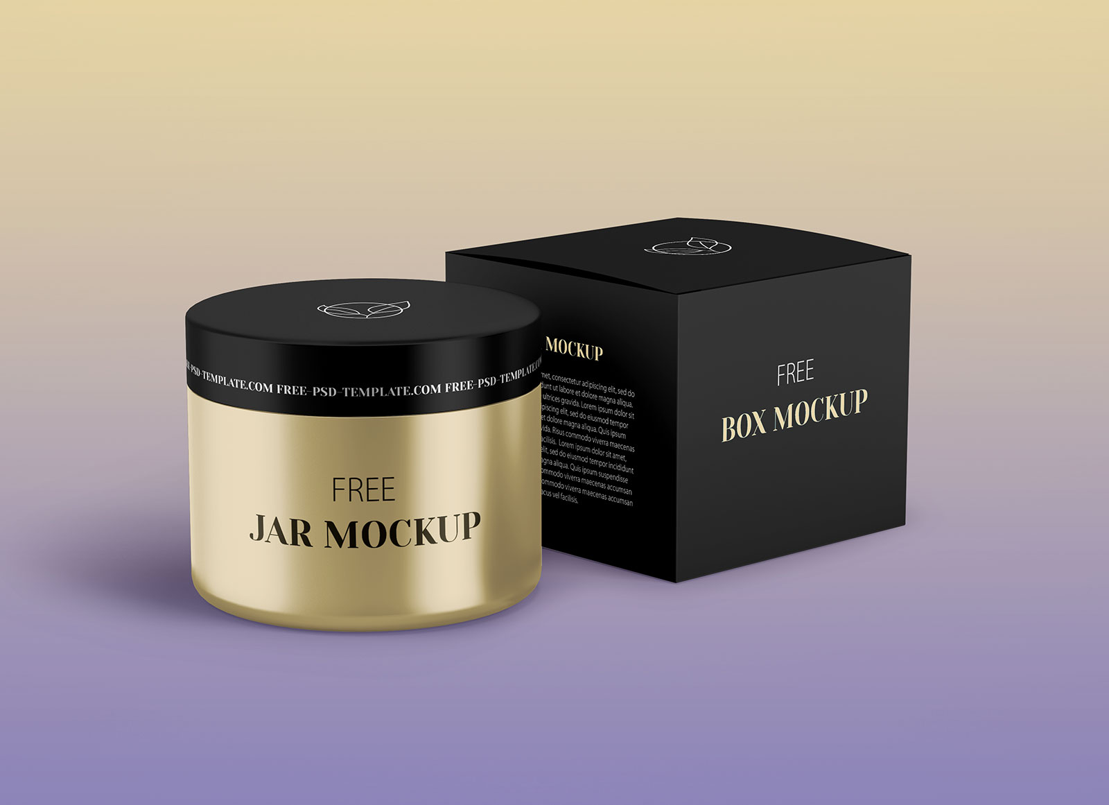 Lip balm tin mockup · free lip balm tin mockup (psd) · cosmetics. Free Rounded Cosmetic Jar Packaging Mockup Psd Set Good Mockups