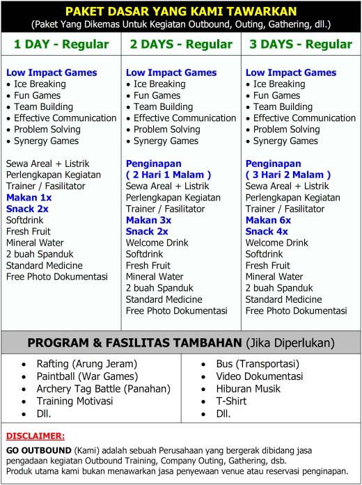 Paket wisata family gathering dan outbound program 1 hari. Paket Outbound Gunung Geulis Campsite Puncak Go Outbound
