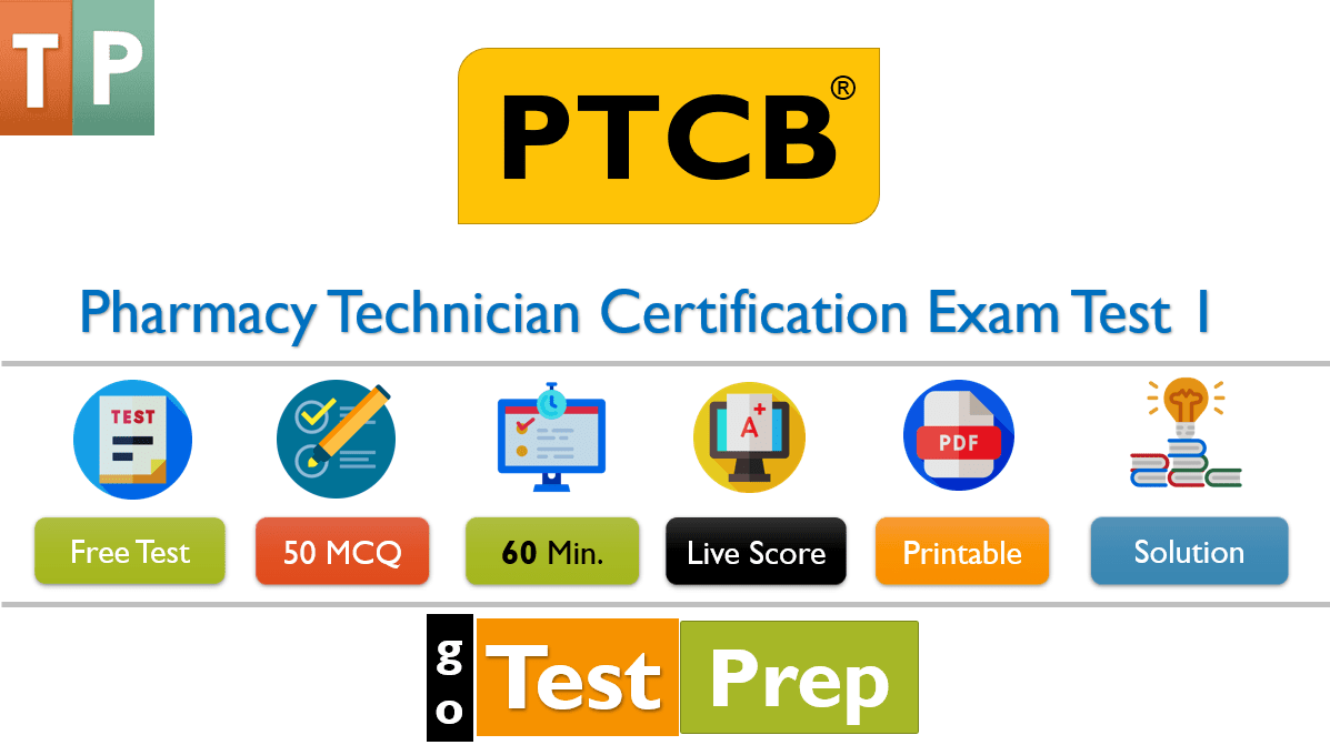 Pass your pharmacy tech exam with our free ptcb practice exams. Free Ptcb Practice Test 2020 Pharmacy Technician Certification Exam