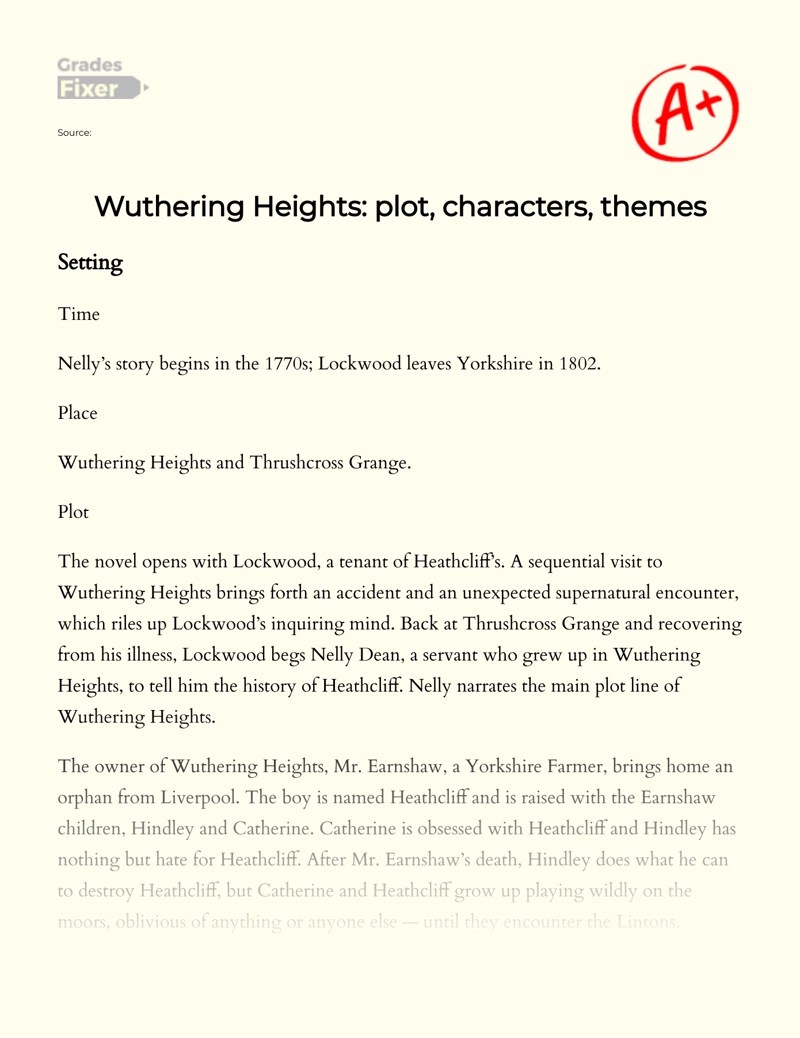 Literary Techniques In Wuthering Heights Literary Devices Wuthering