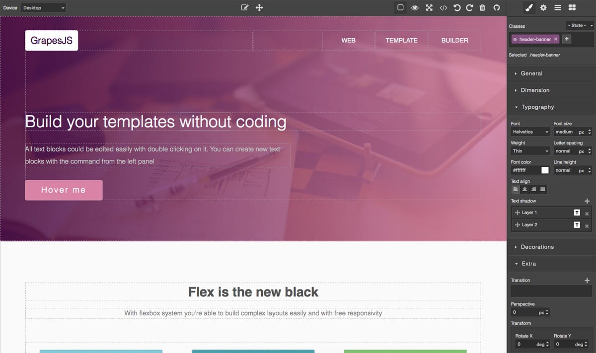 Code snippets in js fiddle are called as fiddles. Grapesjs