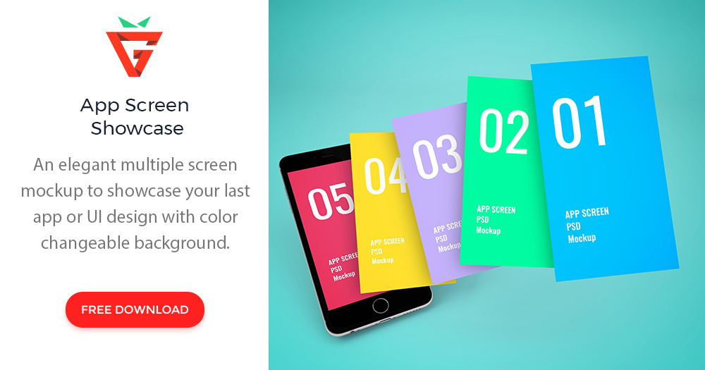 Choose from hundreds of ready made mockups, or create your own. App Screen Showcase Mockup Vol 6 Graphberry Com