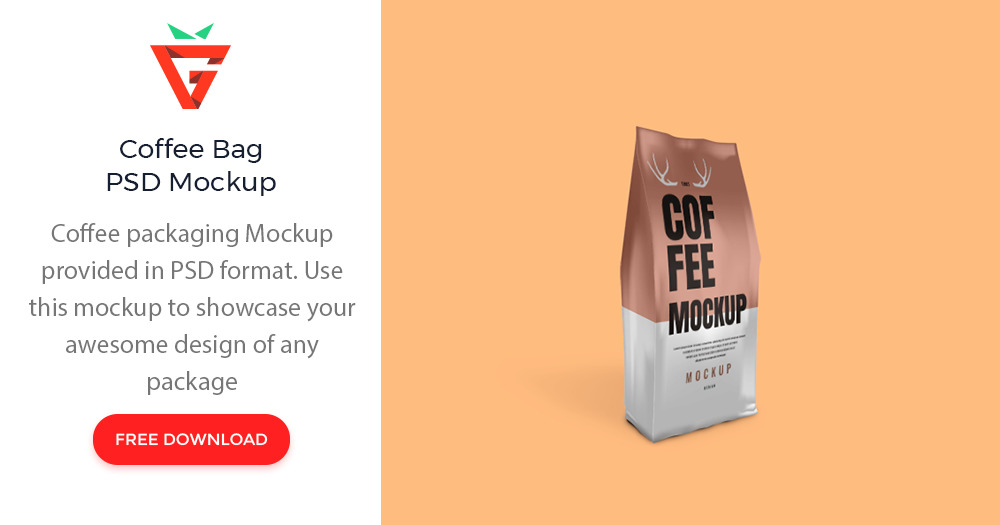 Fully layered psd file (4000 x 3200 px at 300 dpi) with several smart objects. Coffee Bag Psd Mockup Graphberry Com