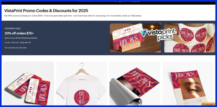 Vistaprint Promo Codes - in July 2026