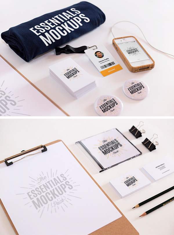 36000+ vectors, stock photos & psd files. Essentials Mockups Free Set Graphicburger