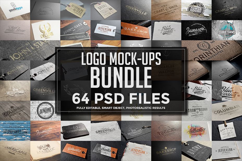 It identifies the business quickly. 25 Photorealistic Logo Mockup Psd Templates Graphic Cloud