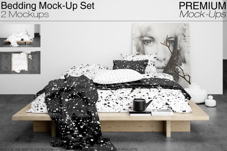 Pngtree lifetime plan is back! 21 Bed Mockup Psd For Design Presentation Graphic Cloud