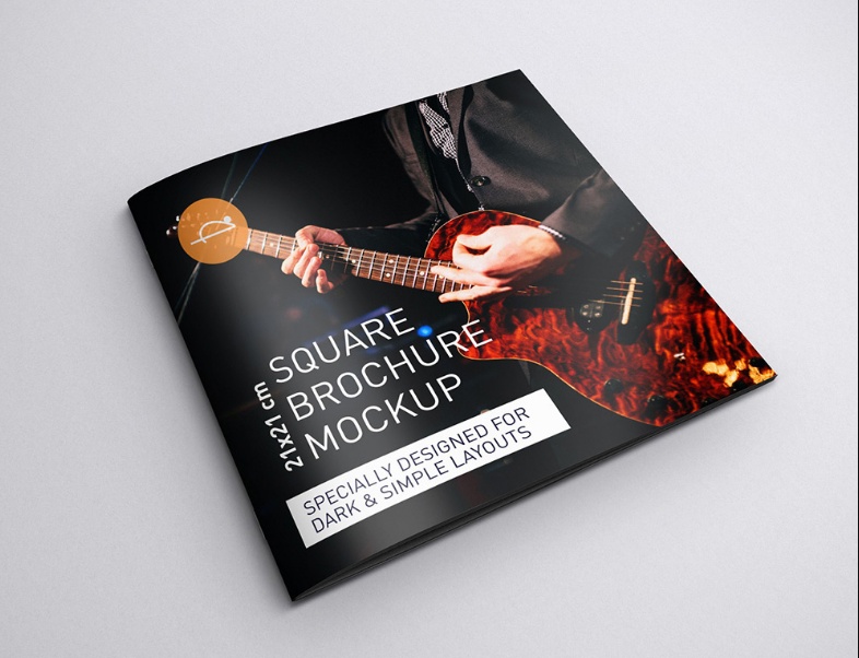 The best brochure mockup to place title design and display the inner pages of the brochure in a realistic presentation. 42 Free Square Brochure Mockup Psd Download Graphic Cloud