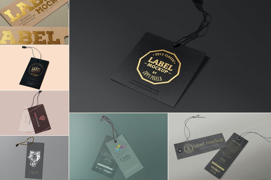 A photo realistic clothing tag mockup that help you present your logos, artworks, badges or texts in a gorgeous way. 15 Free Hang Tag Mockup Psd Downloads Graphic Cloud