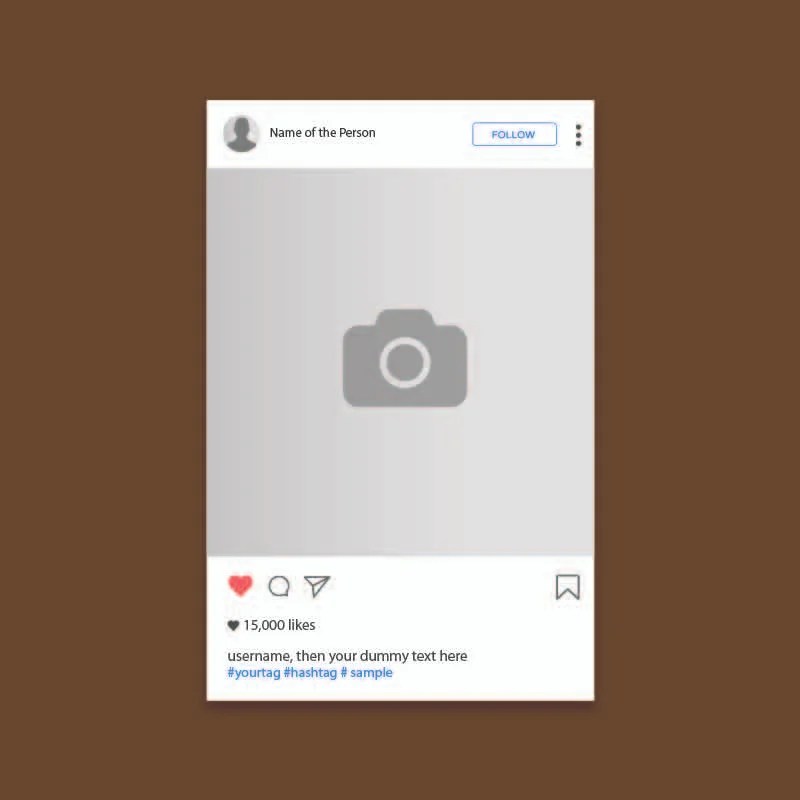 2019 instagram mobile psd mockup shared in 1080 x 1920 pixels resolution can be easily edited via. Instagram Ui Screen Template Design Free Vector Download