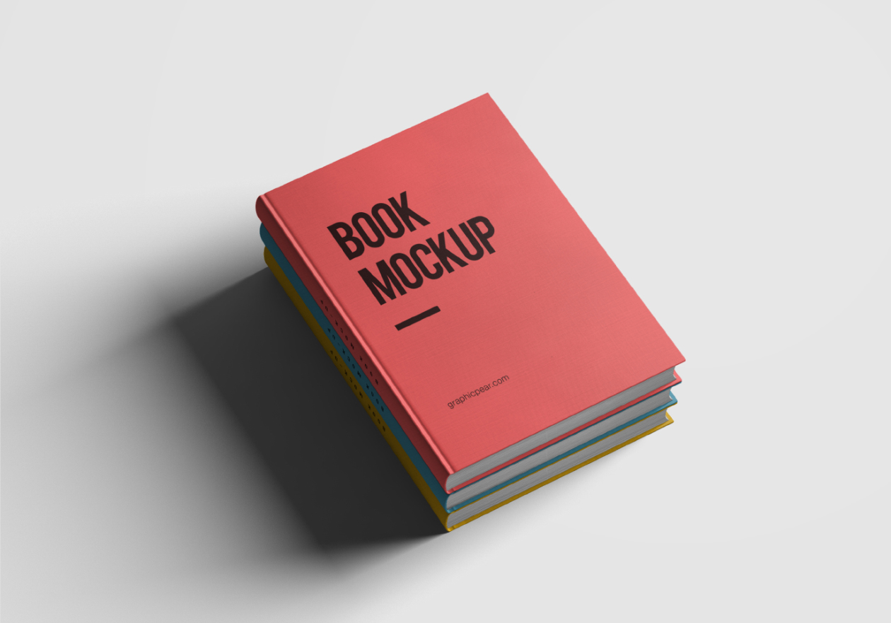 Paperback book free mockup scene to showcase your book cover design in a . Hardcover Book Mockup Photoshop