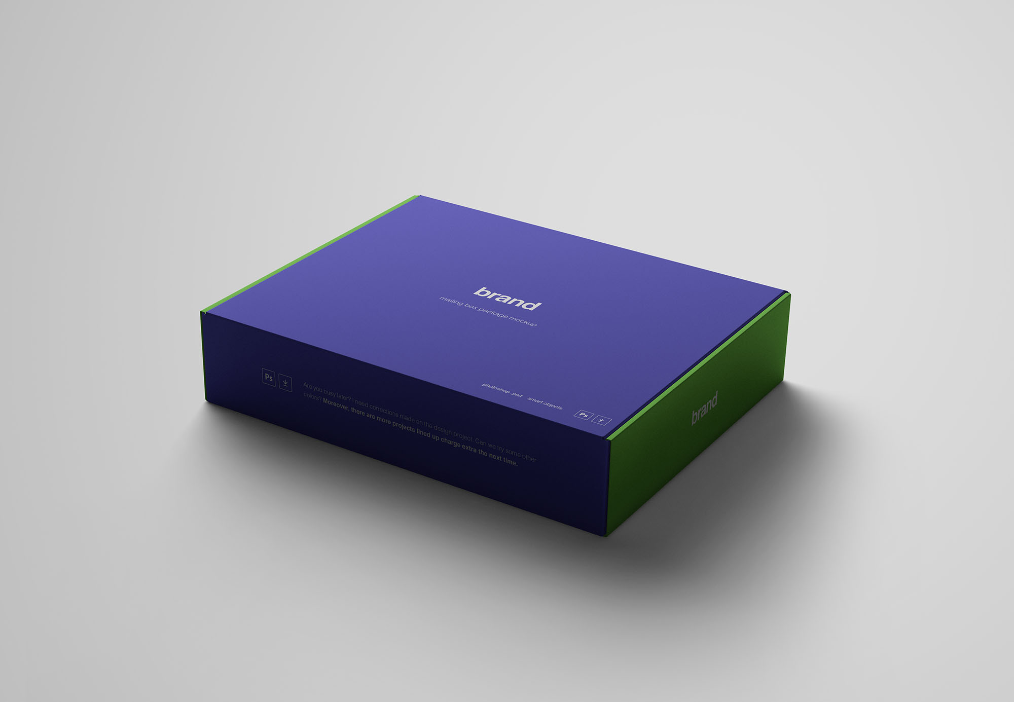 Advanced card box mockup with 7 scenes showcasing different angles and setups with wide variety of options for professional design use. Advanced Package Box Mockup