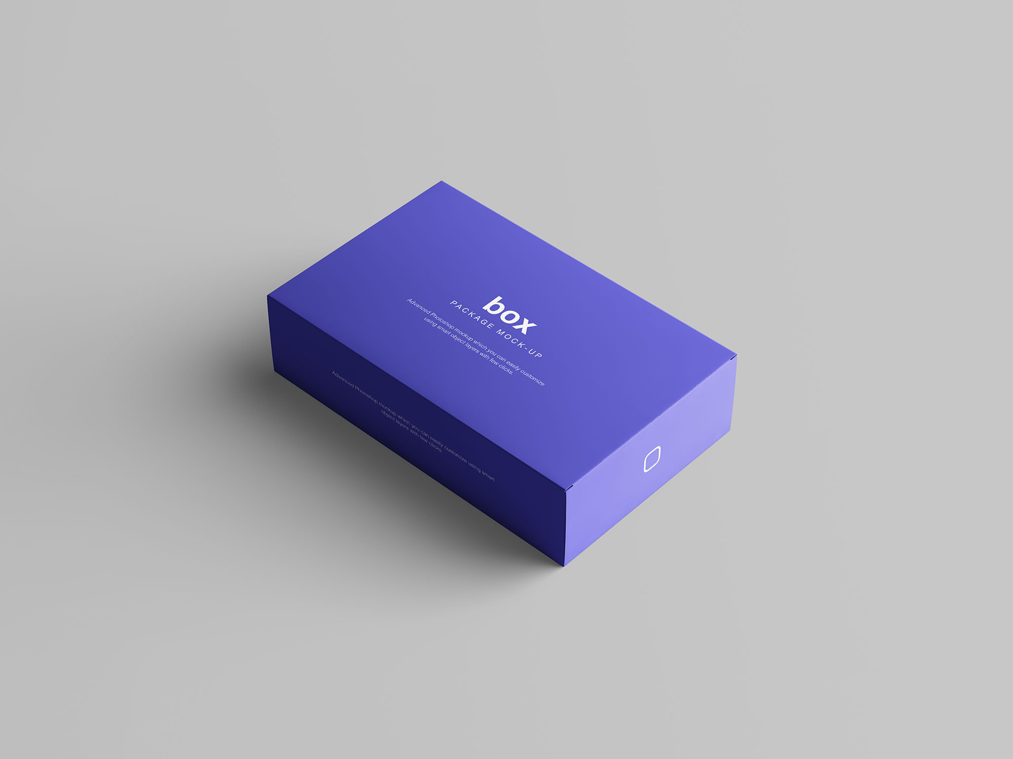 7 angles advanced box mockup for you to showcase your package design in a neat yet attractive way; Box Packaging Mockup