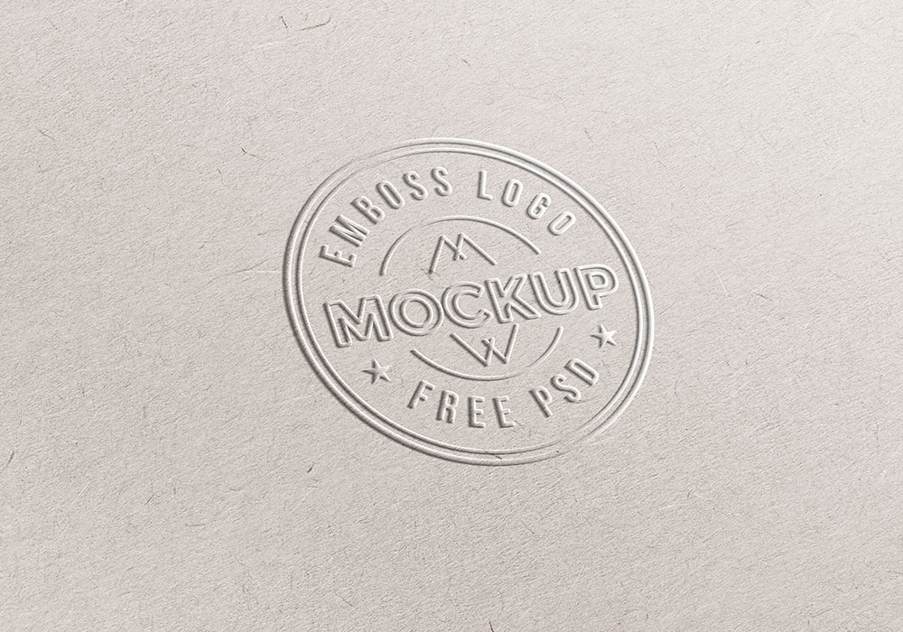 Today, we bring you a free psd paper pressed logo mockup that will allow you to present your logo design in all its glory. Emboss Paper Logo Mockup Psd Graphicsfuel