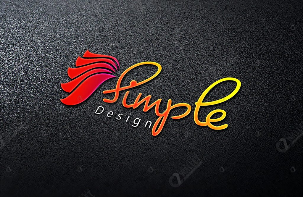 Here’s a look at how to design a banner. 3d Logo Mockup Simple Design Graphic Wallet