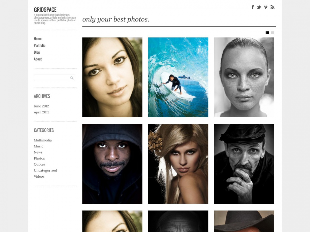 Gridspace WordPress Theme Graph Paper Press